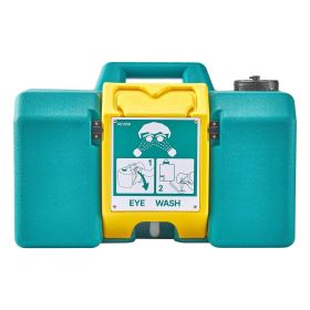 VEVOR Portable Eye Wash Station 8 Gal, OSHA-Approved Eyewash Station Wall-Mounted/On Flat Surface, Emergency Eye Wash Unit with 2 Sprays