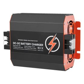 VEVOR 12V 40A DC to DC Battery Charger, 500W, On-Board Battery Charger for Lead-Acid, Lithium, AGM, GEL, and Flooded Batteries