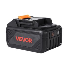 VEVOR 20V MAX, Portable Battery and Charger Combo, AC 110V, 4.0 Ah Lithium-Ion Battery Pack, 4000 mAh Large Capacity, Extended Runtime