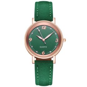 Glow In The Dark Watch Women Belt Casual Fashion (Color: green)
